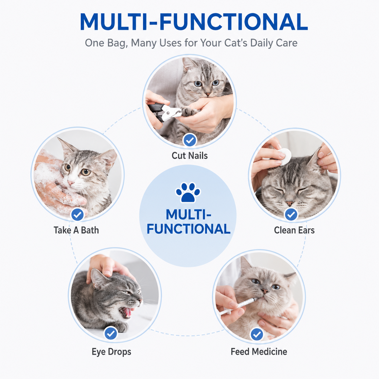 Mewlune™ Cat Bathing Bag