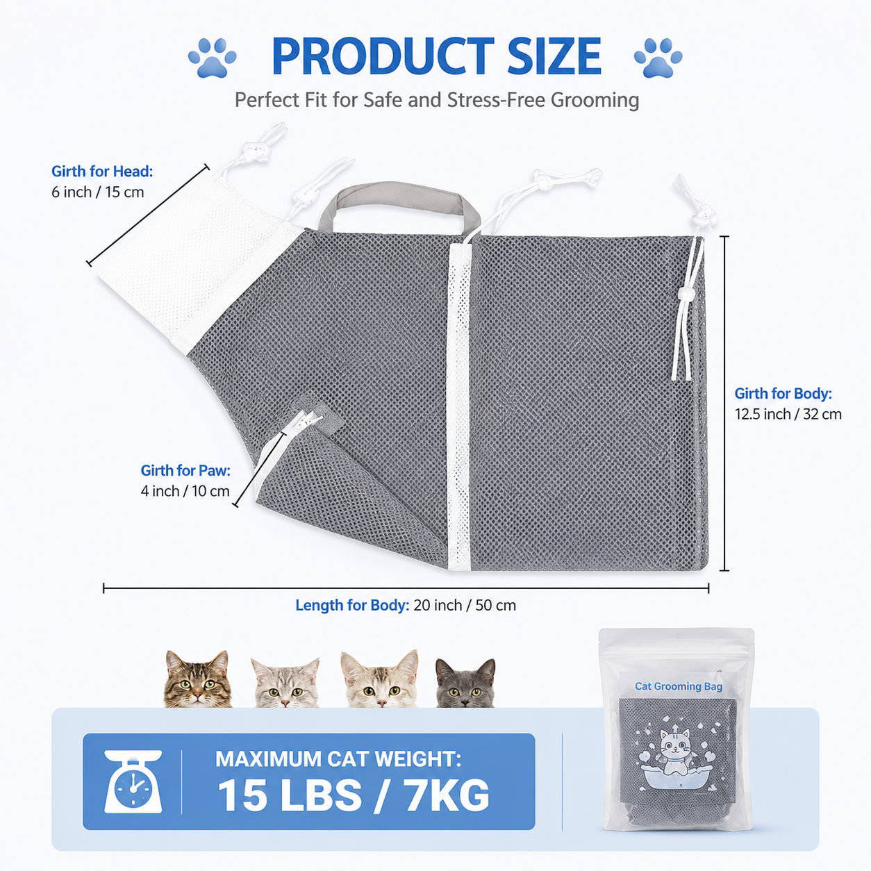 Mewlune™ Cat Bathing Bag